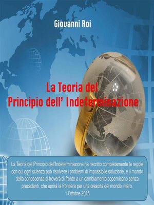 cover image of La teoria del principio dell'indeterminazione